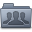 Group Folder Graphite Icon 32x32 png